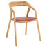 STUHL in Holz, Leder Rot, Eichefarben - Eichefarben/Rot, KONVENTIONELL, Leder/Holz (61/80/59cm) STUHL in Holz, Leder Rot, Eichefarben - Eichefarben/Rot, KONVENTIONELL, Leder/Holz (61/80/59cm)