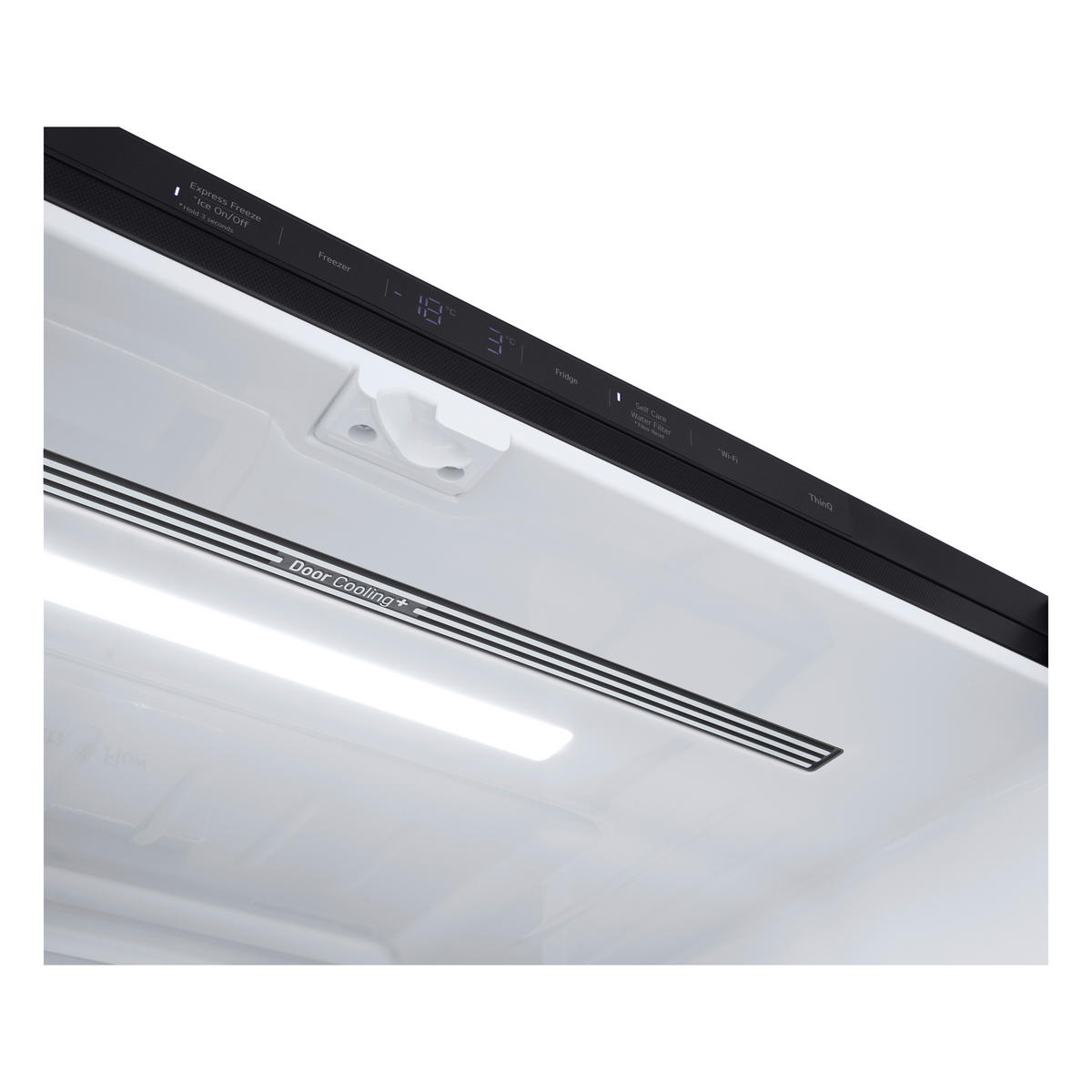 SIDE-BY-SIDE 91,4/179,2/72,9 cm GMG960EVJE  - Schwarz, Basics, Glas/Kunststoff (91,4/179,2/72,9cm) - LG