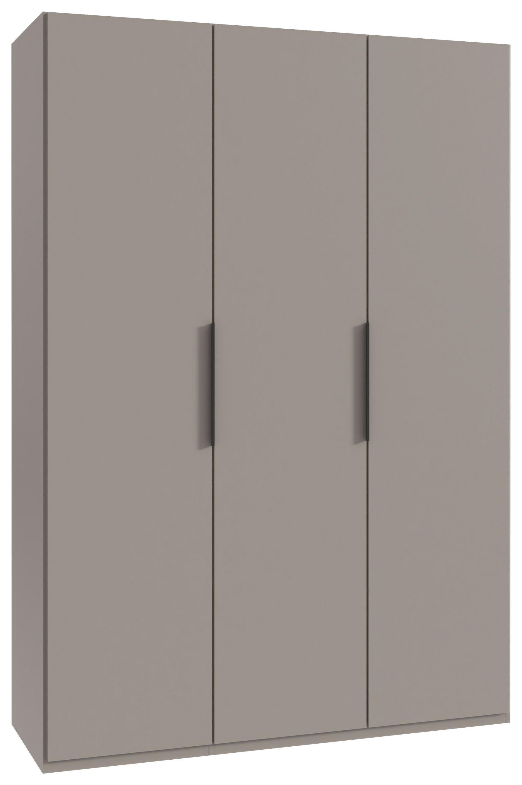 ORMAR SA KLASIČNIM VRATIMA sahara  150/216/58 cm  - sahara/crna, Moderno, metal/pločasti materijal (150/216/58cm) - MID.YOU