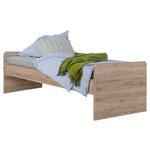 BETT 90/200 cm  in Eiche San Remo  - Eiche San Remo, KONVENTIONELL, Holzwerkstoff (90/200cm) - Carryhome