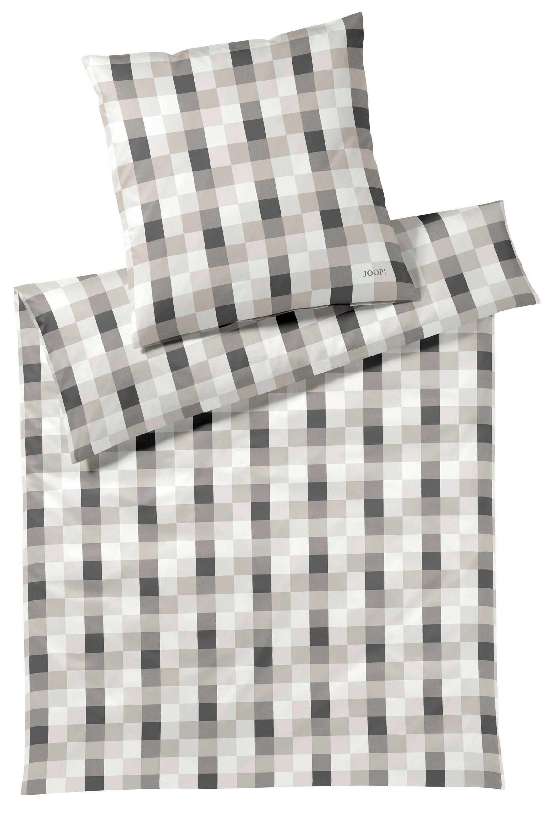 BETTWÄSCHE Makosatin 200/200 cm - Grau, Design, Textil (200/200cm) - Joop!