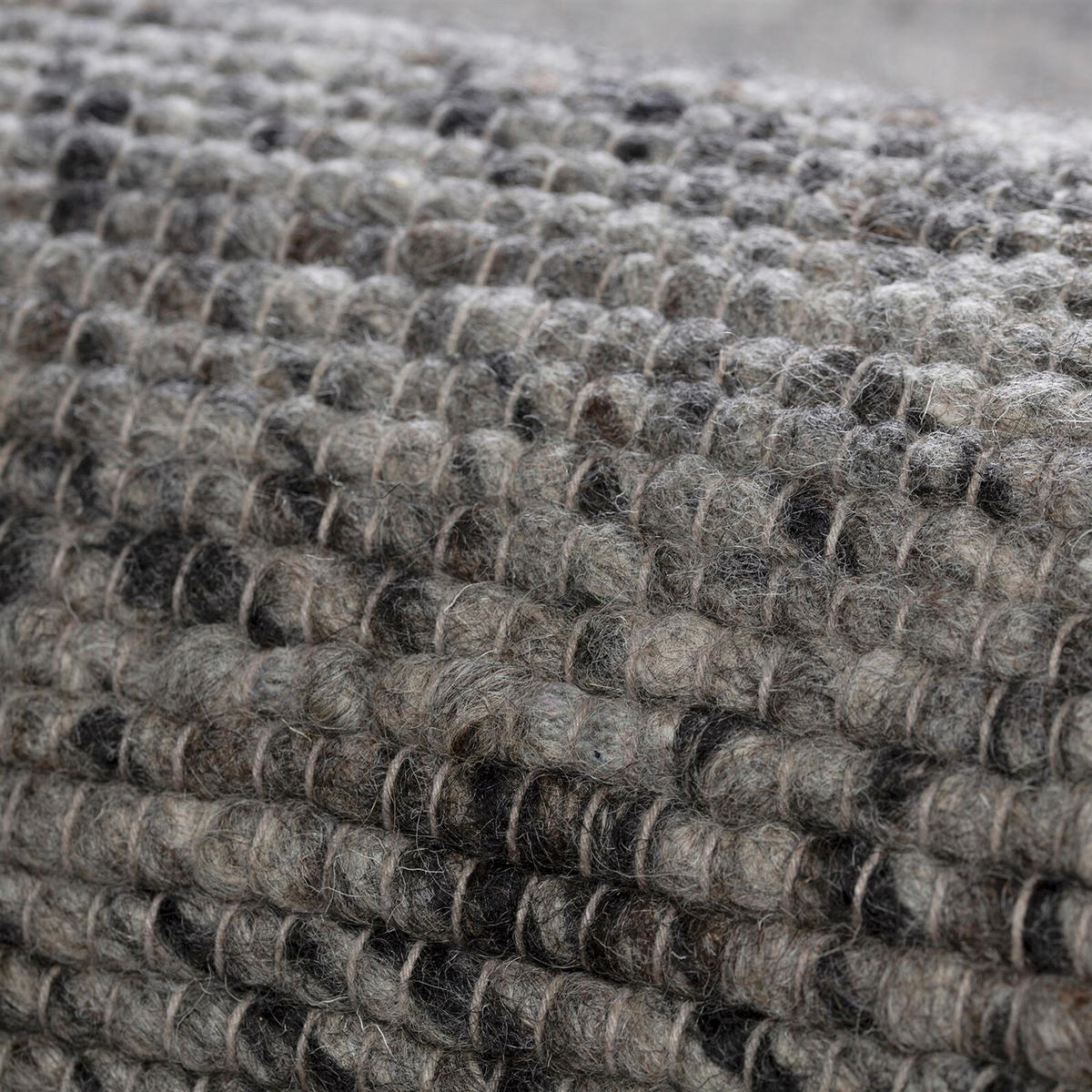 FLACHWEBETEPPICH 160/230 cm Graphitfarben  - Graphitfarben, Basics, Textil (160/230cm) - Kayoom