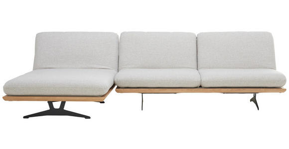 SCHLAFSOFA in Grau - Schwarz/Grau, Design, Holz/Textil (204/92/90cm) - Dieter Knoll