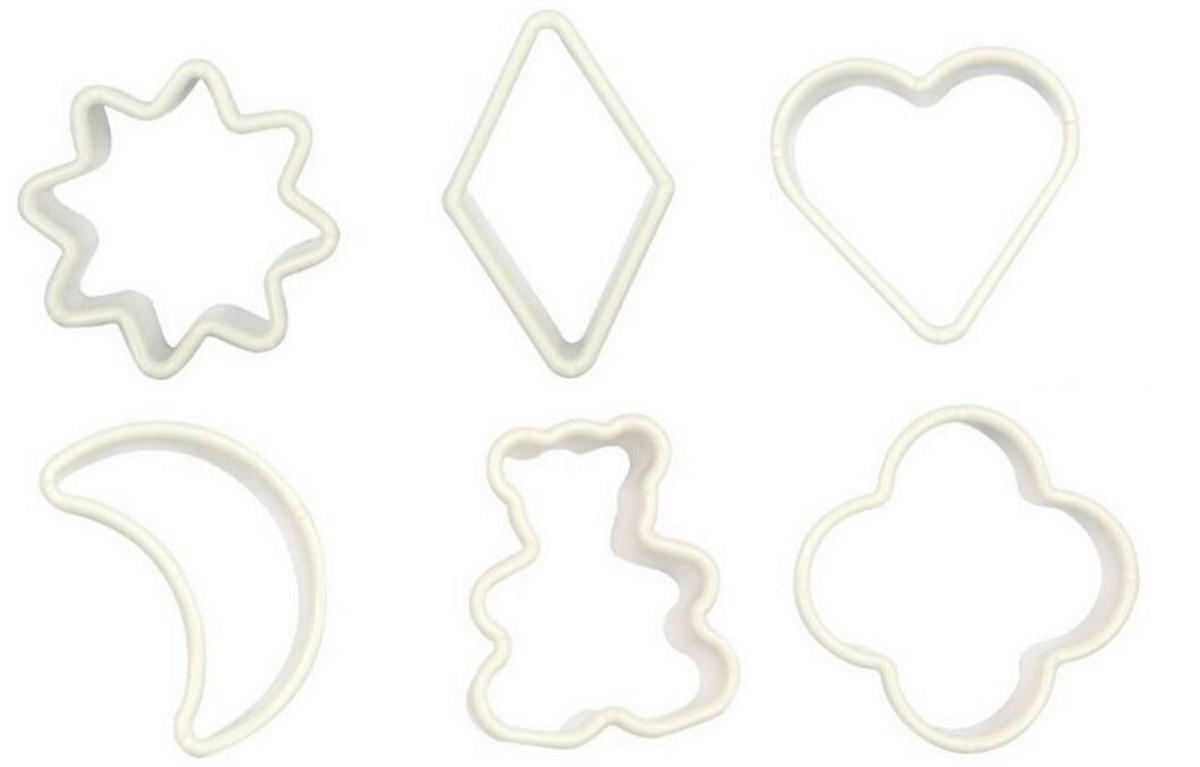 MODELČEK ZA PIŠKOTE - bela, Basics, umetna masa - Fackelmann