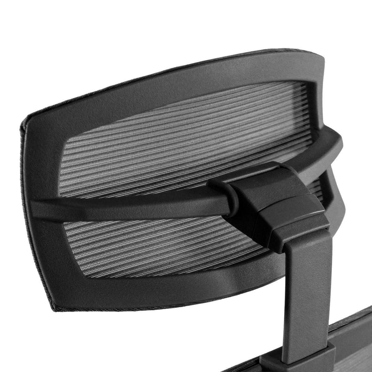 KOPFSTÜTZE - Schwarz, MODERN, Kunststoff/Textil (29/15-30/12cm) - MID.YOU