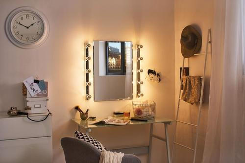 Thumbnail - Paulmann Spiegelleuchte Mirror Regula, Chrom, Metall, länglich,länglich, 65x7.5x5 cm, Lampen & Leuchten, Innenbeleuchtun...