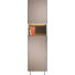 VITRINE Braun - Alufarben/Braun, Design, Glas/Holzwerkstoff (52/209/46cm) - Joop!