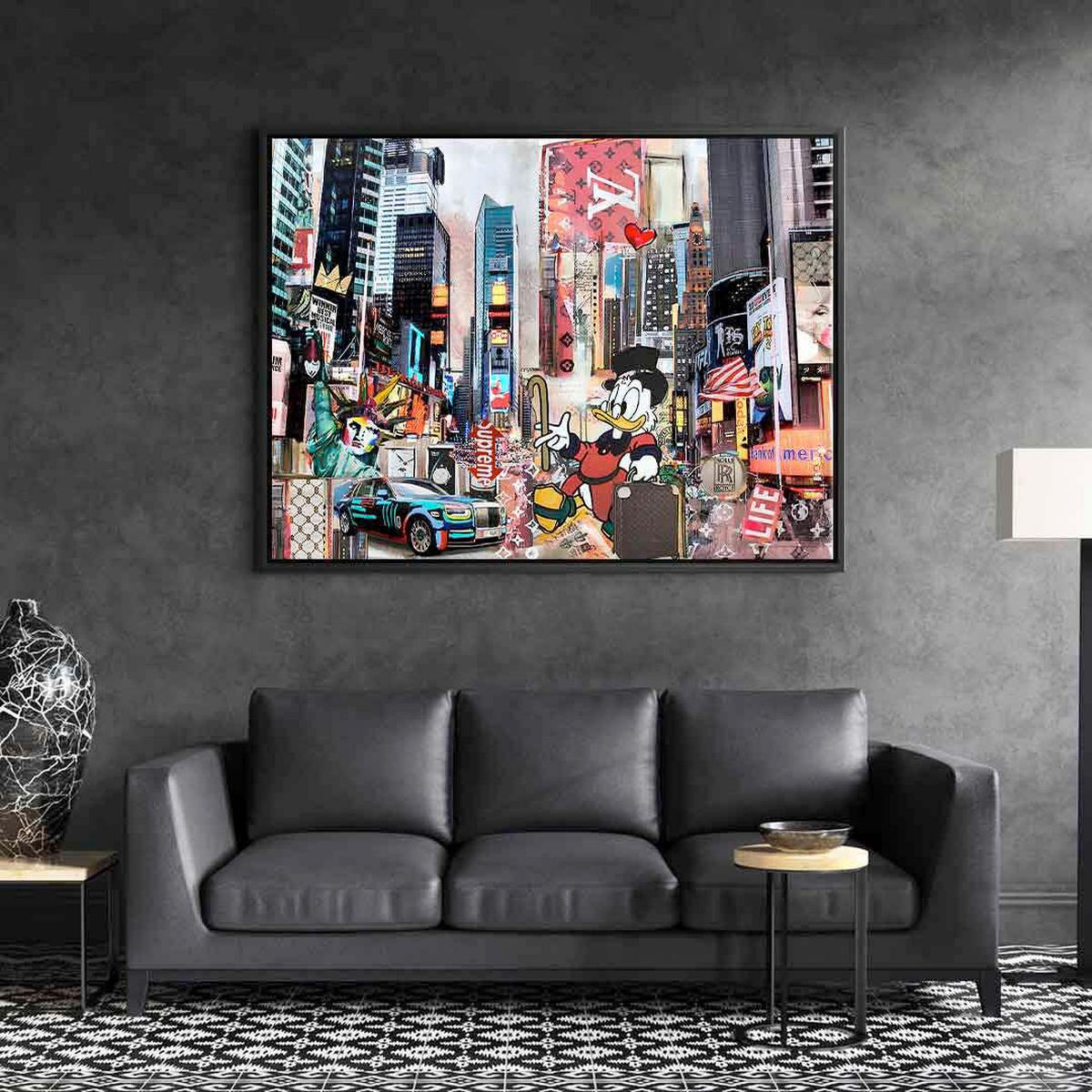 KUNSTDRUCK  - Multicolor, Basics, Holz (80x60cm)