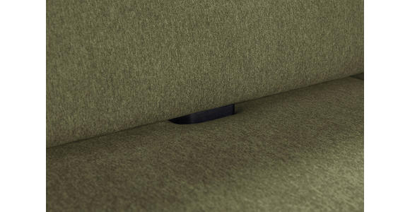 ECKBANK 235/165 cm Webstoff Schwarz, Olivgrün Buche massiv - Schwarz/Olivgrün, Basics, Holz/Textil (235/165cm) - Carryhome