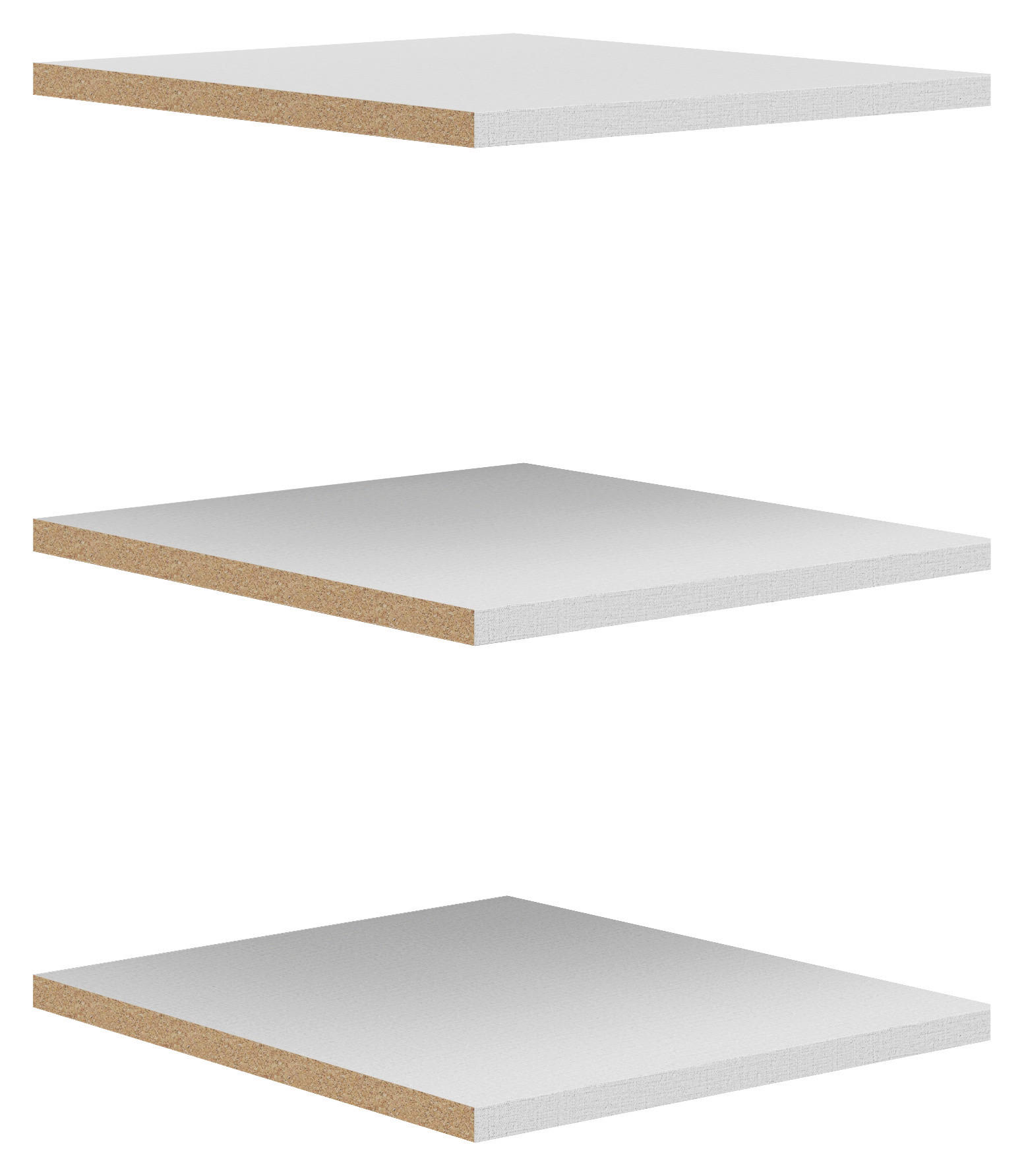 Einlegeböden Brando 3er-set 43x48 Cm