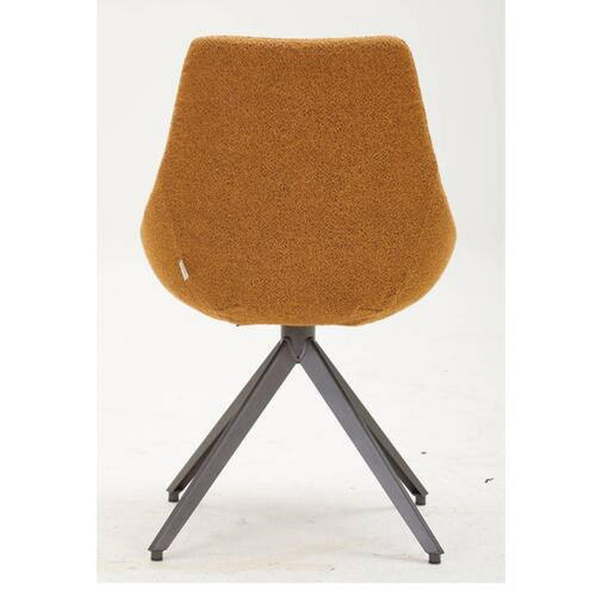 STUHL Bouclé Bronzefarben  - Anthrazit/Bronzefarben, Design, Textil/Metall (55/87/62cm) - Bert Plantagie