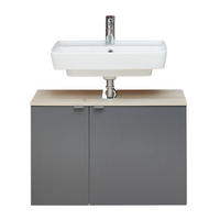 WASCHBECKENUNTERSCHRANK 80/52,9/33 cm  - Dunkelgrau/Pinienfarben, KONVENTIONELL, Holzwerkstoff/Metall (80/52,9/33cm) - Pelipal