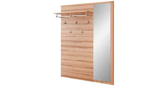 GARDEROBE 4-teilig in 200/201/40 cm - Buchefarben, Natur, Glas/Holzwerkstoff (200/201/40cm) - Linea Natura