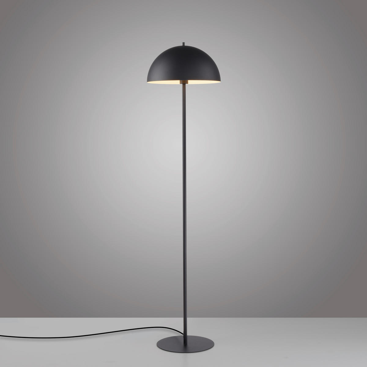 LED-STEHLEUCHTE SW ALI 38/38/155 cm   - Sandfarben/Schwarz, Design, Glas/Kunststoff (38/38/155cm) - Schöner Wohnen