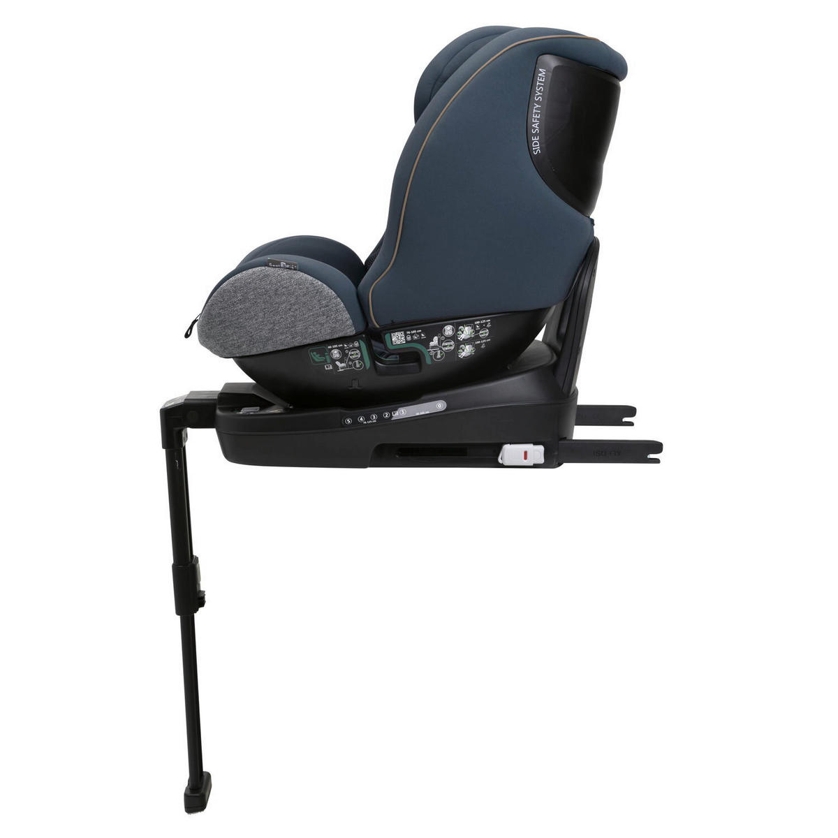 KINDERAUTOSITZ SEAT3FIT AIR   - Graphitfarben, Basics (49/44/61cm) - Chicco