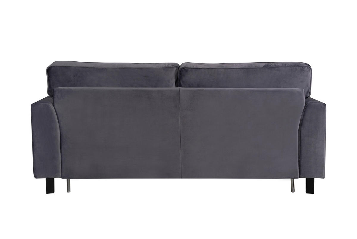 DVOSED , siva  - siva/crna, Moderno, drvo/metal (205/100/90cm) - Hom`in