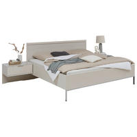 BETTANLAGE 180/200 cm  Champagner   - Champagner, Design, Glas/Holzwerkstoff (180/200cm) - Dieter Knoll