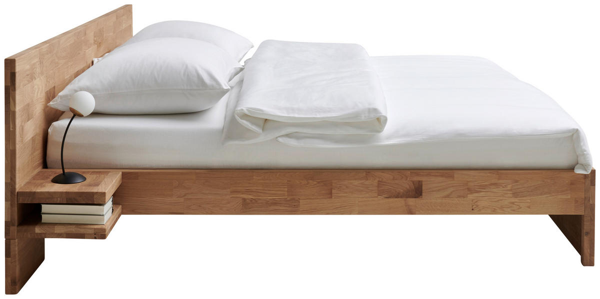 BETT 200/200 cm  in Wildeiche  - Wildeiche, Natur, Holz (200/200cm) - MID.YOU