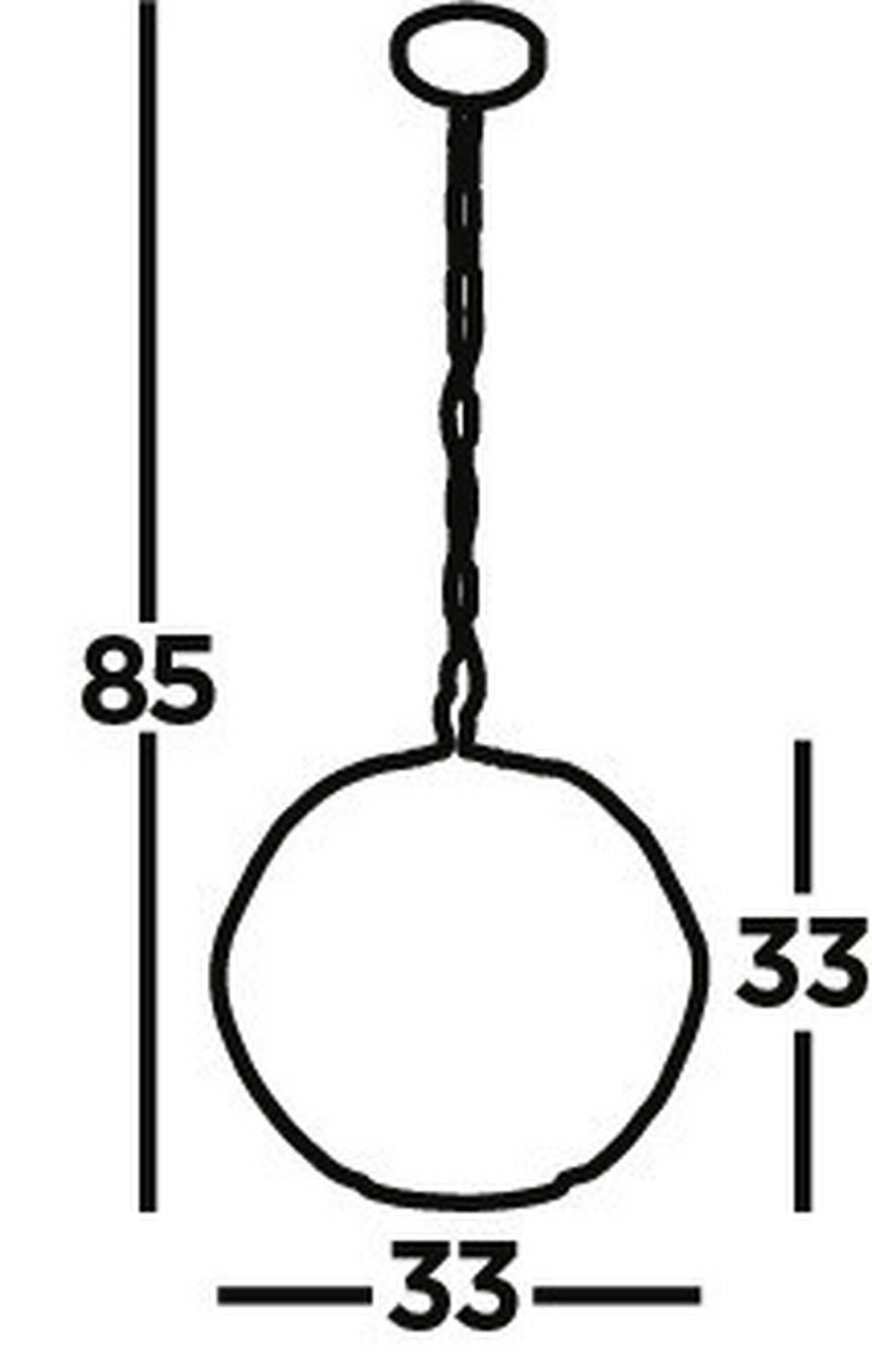 VISEČA SVETILKA  Finesse      31.5/33 cm     60 W E27 - zlate barve/črna, Design, kovina (31.5/33cm)