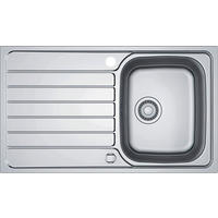 SPÜLE 101.0464.337  - Edelstahlfarben, Basics, Metall (86/17/50cm) - Franke
