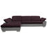 WOHNLANDSCHAFT in Textil Grau, Violett - Chromfarben/Violett, Design, Textil/Metall (204/297cm) - Xora WOHNLANDSCHAFT in Textil Grau, Violett - Chromfarben/Violett, Design, Textil/Metall (204/297cm) - Xora