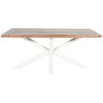 TISCHGESTELL in Metall 160/75/72 cm - Creme, Design, Metall (160/75/72cm) - Landscape