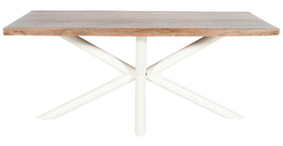 TISCHGESTELL in Metall 160/75/72 cm - Creme, Design, Metall (160/75/72cm) - Landscape