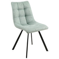 STOLIČKA, 47/61/86 cm - čierna/zelená, Design, kov/textil (47/61/86cm) - Xora