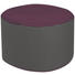 POUF Aubergine, Grau - Aubergine/Grau, Design, Textil (50/30cm) - Carryhome POUF Aubergine, Grau - Aubergine/Grau, Design, Textil (50/30cm) - Carryhome