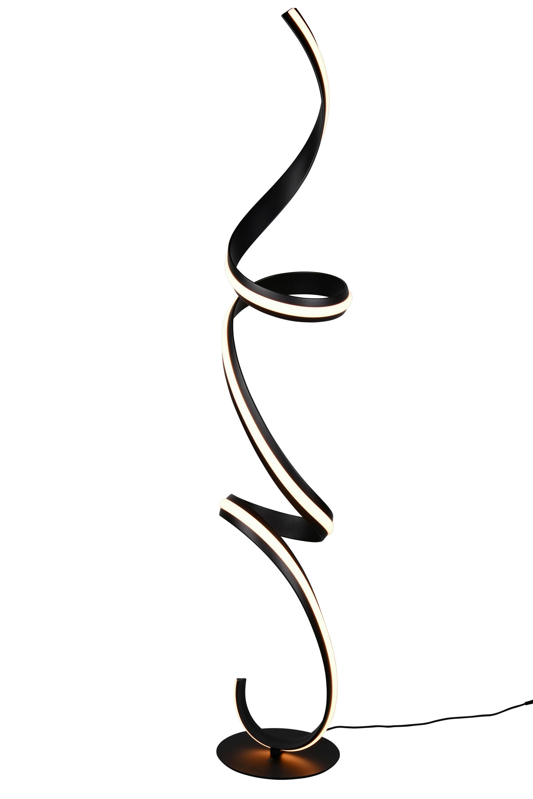 LED-STEHLEUCHTE 31/30/180 cm    - Schwarz/Weiß, Design, Kunststoff/Metall (31/30/180cm) - Cinque