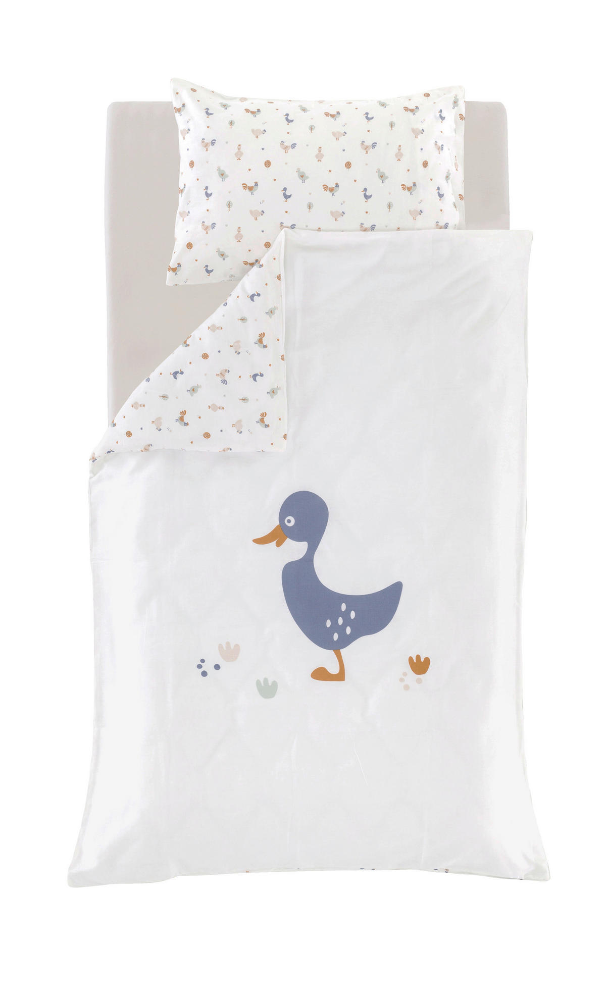 BABYBETTWÄSCHE 100/135 cm  - Multicolor/Weiß, Basics, Textil (100/135cm) - Träumeland