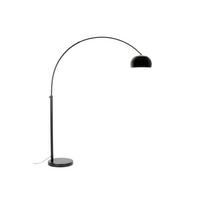 BOGENLEUCHTE  39/205/170 cm   - Schwarz, Design, Metall (39/205/170cm) - Zuiver