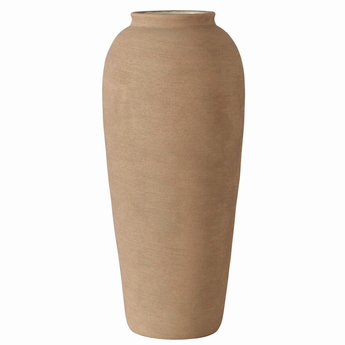 VÁZA, keramika, 60 cm - zlatohnědá, Basics, keramika (25/25/60cm)