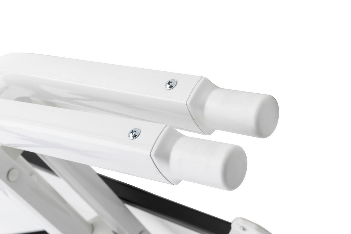 GARTENKLAPPTISCH 140/95/74 cm Metall, Kunststoff rechteckig  - Weiß, Basics, Kunststoff/Metall (140/95/74cm) - Kettler