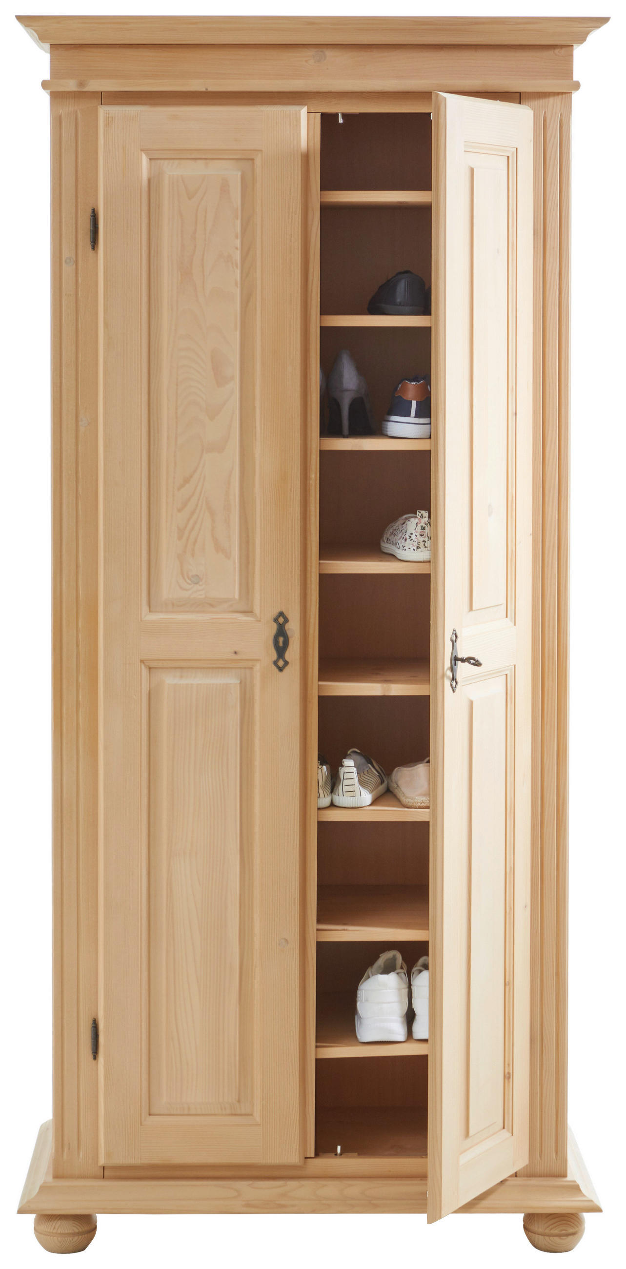 SCHUHSCHRANK Fichte massiv Fichtefarben - Fichtefarben, LIFESTYLE, Holz (90/190/45cm) - Landscape