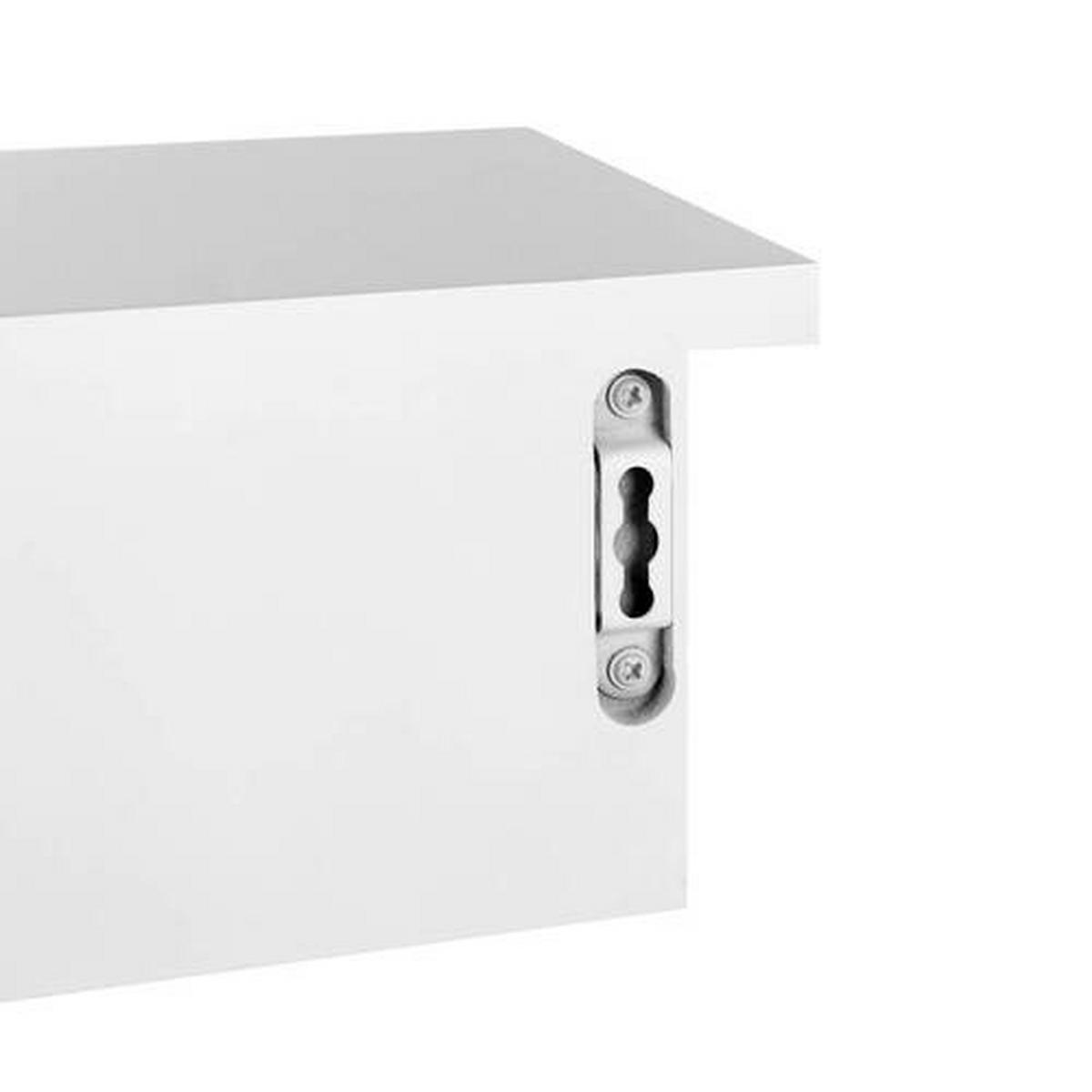 WANDREGAL Weiß  - Weiß, Basics, Holzwerkstoff (80/10/15cm) - Boxxx
