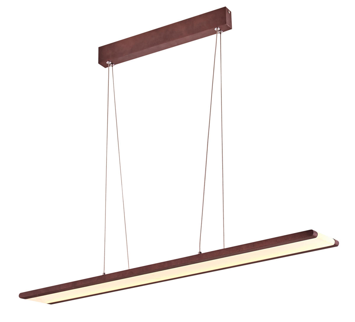 LED-PENDELLEUCHTE 91/10/150 cm  - Hellbraun, Design, Metall (91/10/150cm)