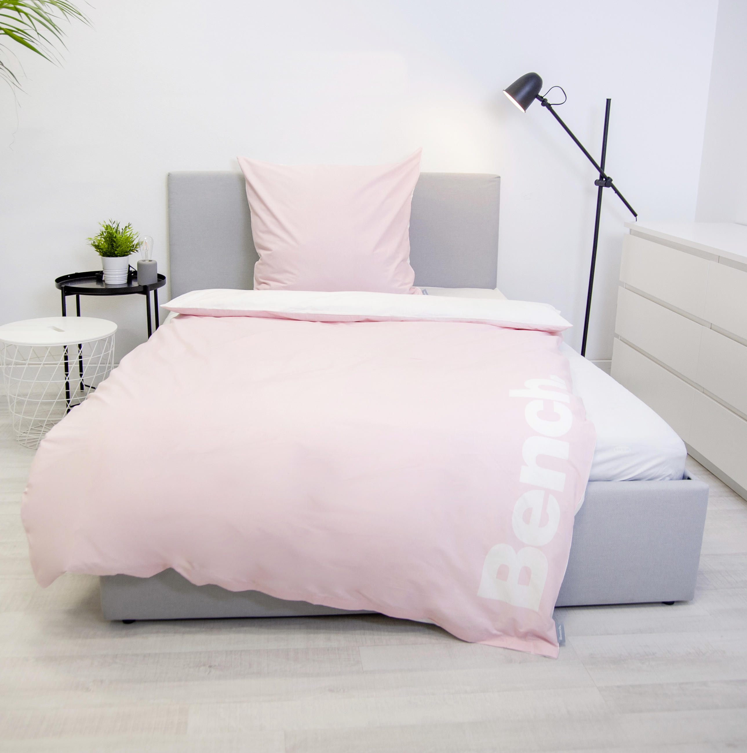 WENDEBETTWÄSCHE 135/200 cm - Rosa, Basics, Textil (135/200cm) - Bench