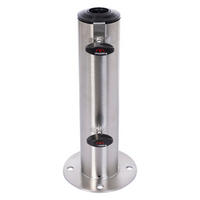 STANDROHR - Edelstahlfarben, Basics, Metall (7/34cm) - Doppler