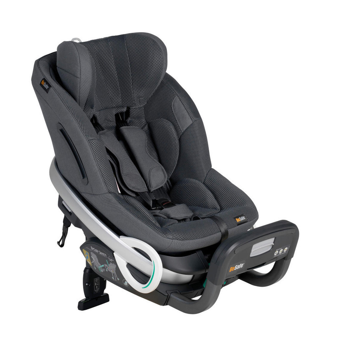 AUTO-SEDIŠTE ZA DECU  STRETCH  - crna, Osnovno, tekstil/plastika (10kg) - Besafe