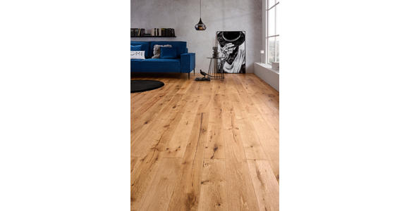 LANDHAUSDIELE Eiche Natur per m² - Eichefarben, KONVENTIONELL, Holz (190/14,8/1,4cm) - Ambiente
