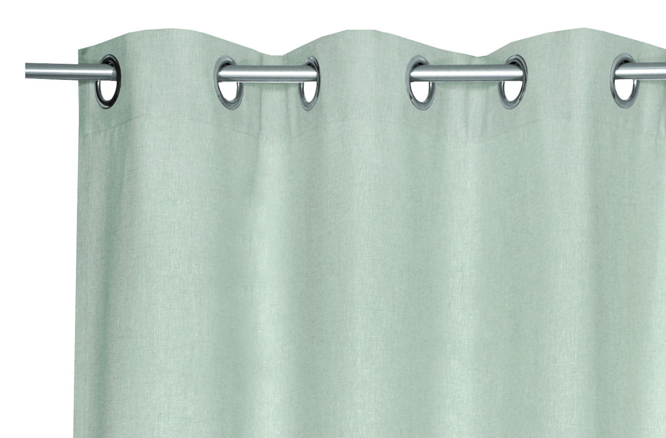 ÖSENSCHAL E-Harp blickdicht 140/250 cm   - Salbeigrün, Basics, Textil (140/250cm) - Esprit
