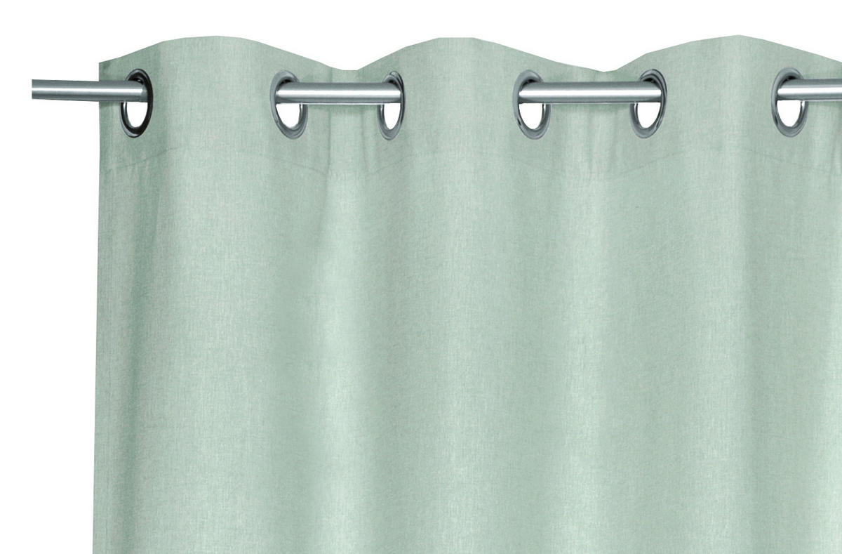 ÖSENSCHAL E-Harp blickdicht 140/250 cm   - Salbeigrün, Basics, Textil (140/250cm) - Esprit