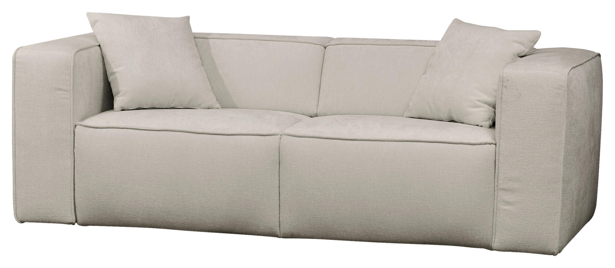 SCHLAFSOFA Chenille Beige, Hellbraun  - Hellbraun/Beige, Design, Kunststoff/Textil (227/74/105cm) - Novel