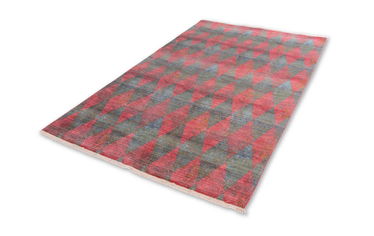 WEBTEPPICH 133/185 cm Mystik 6305/92 D.213 099 Grün, Rot  - Rot/Grün, Design, Textil (133/185cm) - Schöner Wohnen