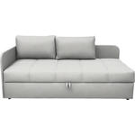 LIEGE  in Cord Grauweiß  - Grauweiß/Schwarz, Basics, Kunststoff/Textil (95/90/205cm) - Xora