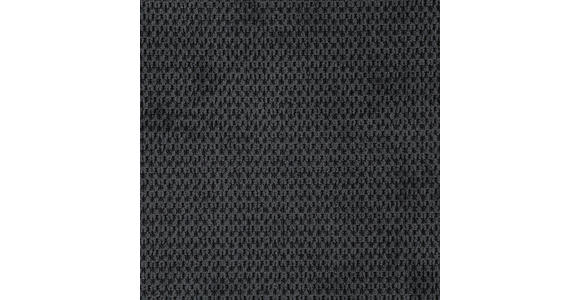 SCHLAFSOFA Plüsch Anthrazit  inkl. Zierkissen, Rückenkissen, Bettkasten, Schlaffunktion, Rücken echt, Liegefläche im Originalstoff  - Anthrazit/Schwarz, KONVENTIONELL, Kunststoff/Textil (200/73/105cm) - Carryhome