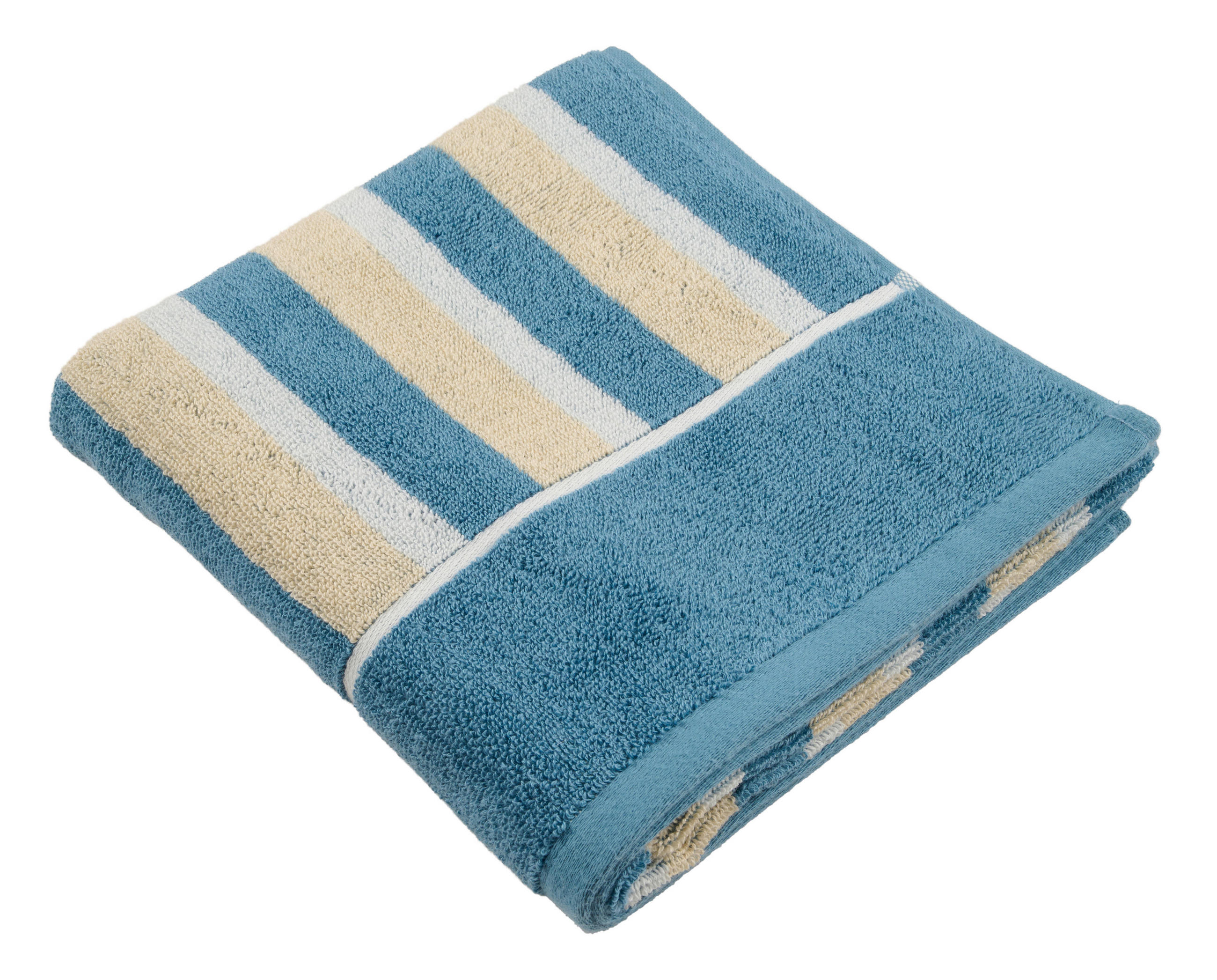 DUSCHTUCH 70/140 cm ELLA  - Blau, KONVENTIONELL, Textil (70/140cm) - Esposa