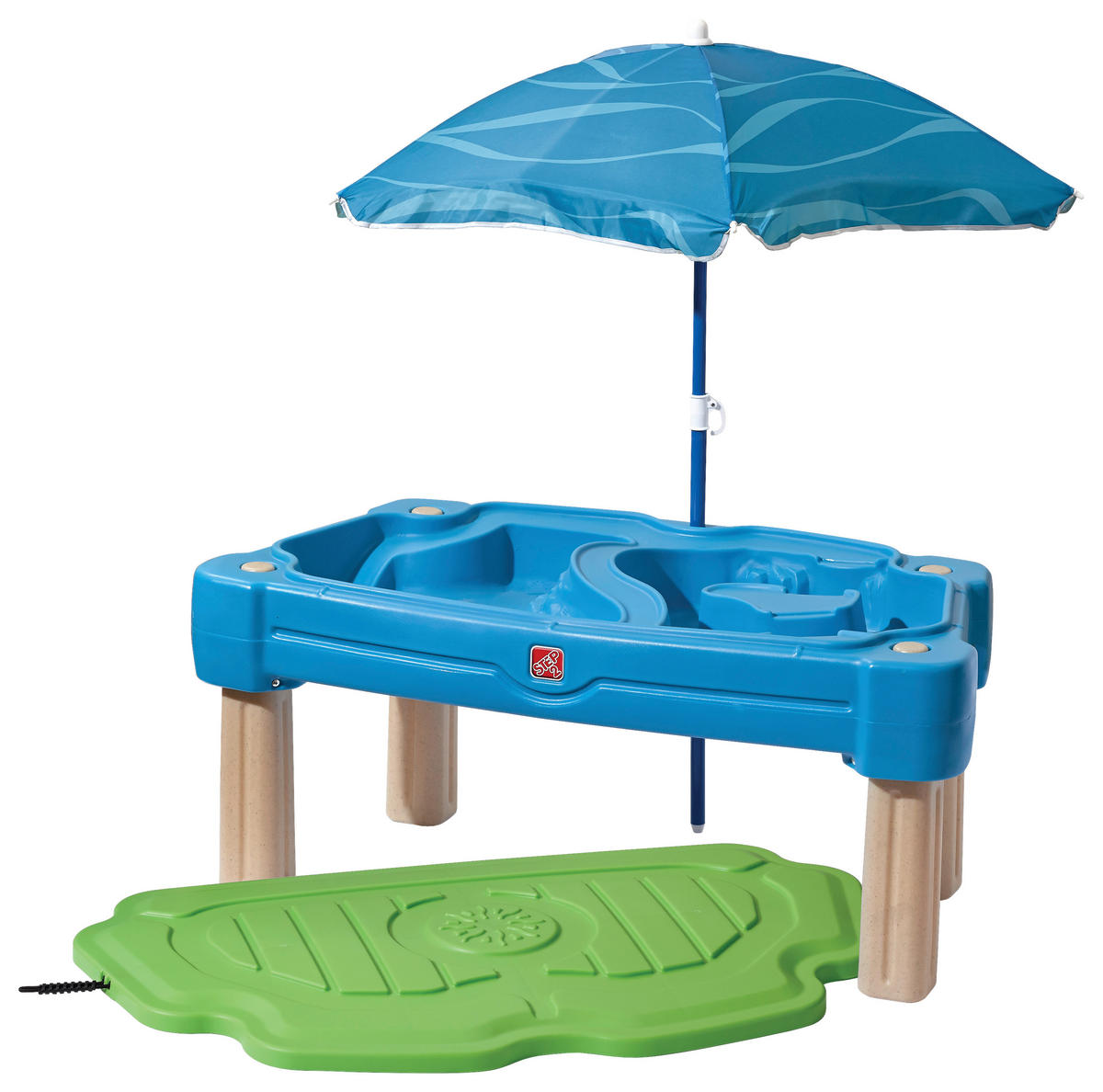 SAND- UND WASSERTISCH 850900 Kunststoff Blau, Grün  - Blau/Grün, MODERN, Kunststoff (108/58,5/61cm) - Ambia Garden