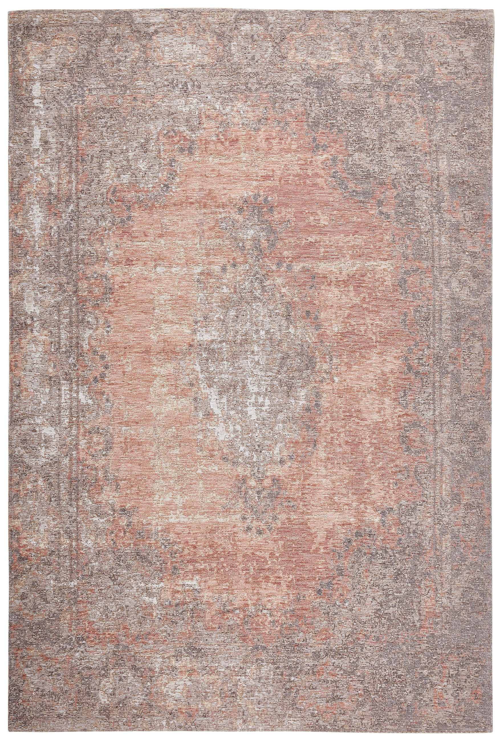 VINTAGE-TEPPICH 155/230 cm VERSAILLES Rosa, Beige rechteckig  - Beige/Rosa, Textil (155/230cm) - Novel